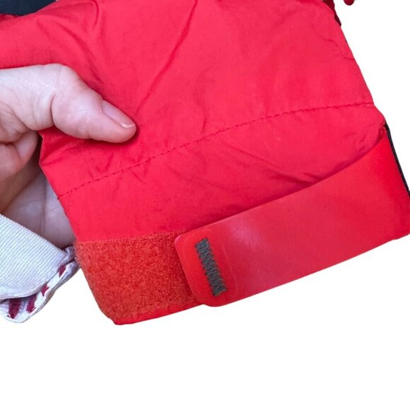Kilpi Osvaldo Ski Jacket Mens Red &‎ Black Hooded Hook & Loop Closure Cuffs Sz M - Picture 3 of 10